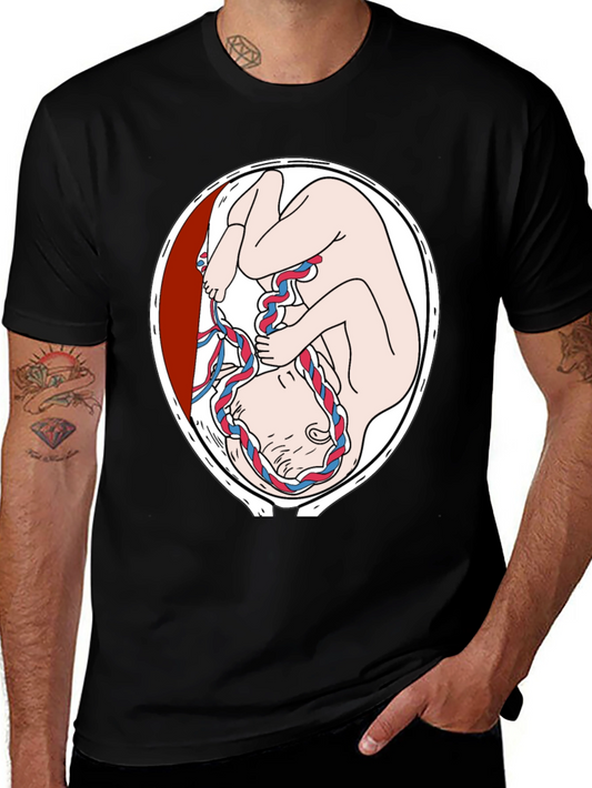 Fetus Graphic Print Black T-Shirt