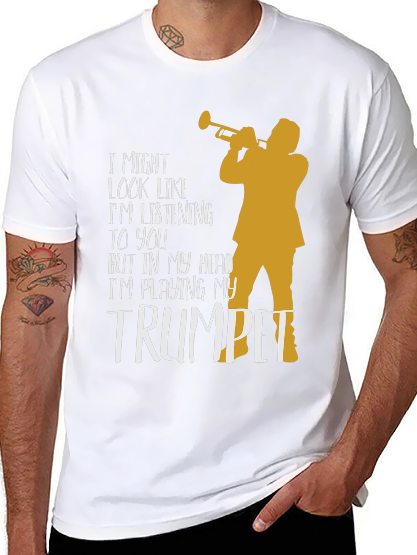 Trumpet Player T-Shirt: Im Playing My Trumpet!