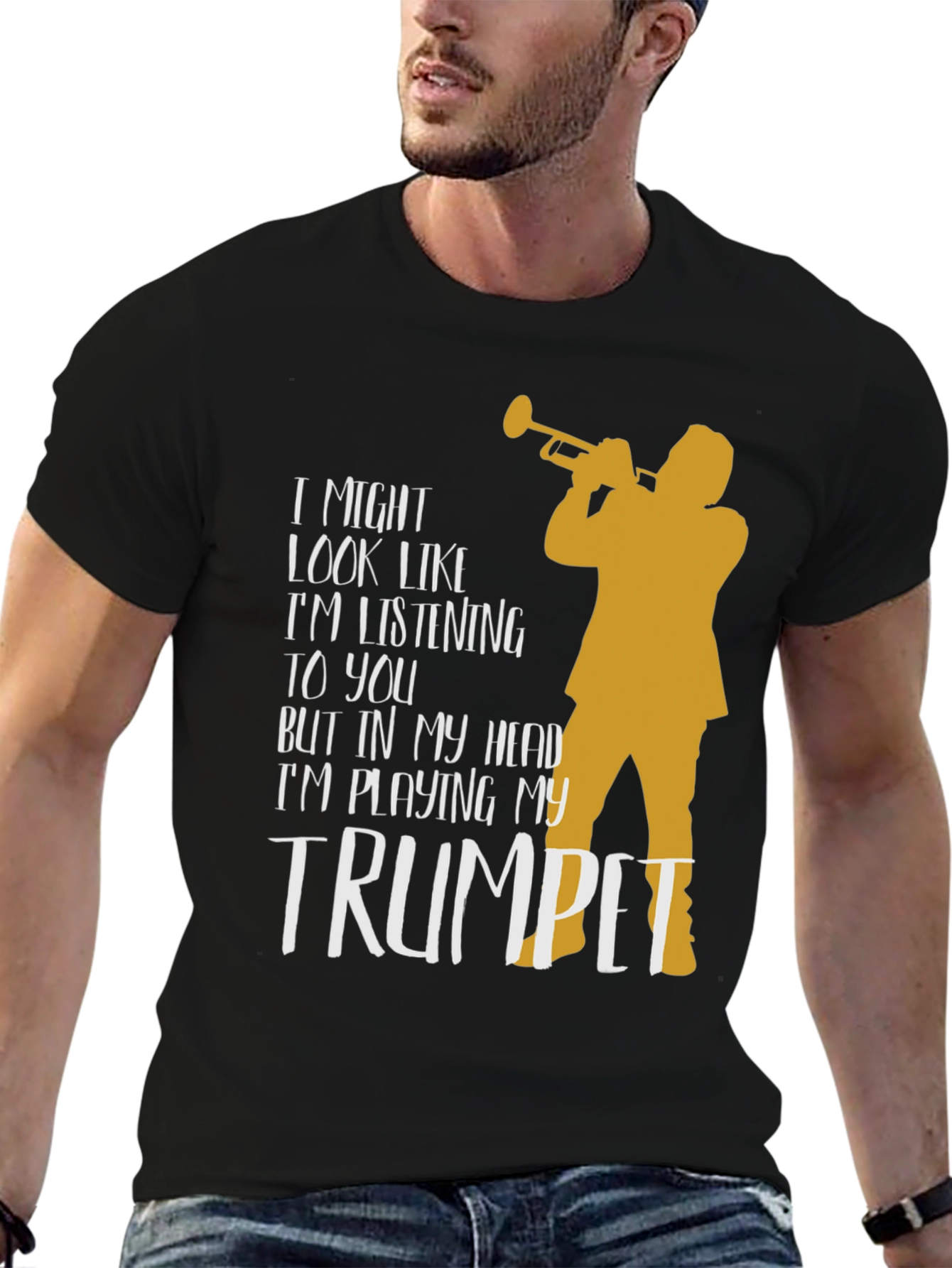 Trumpet Player T-Shirt: Im Playing My Trumpet!