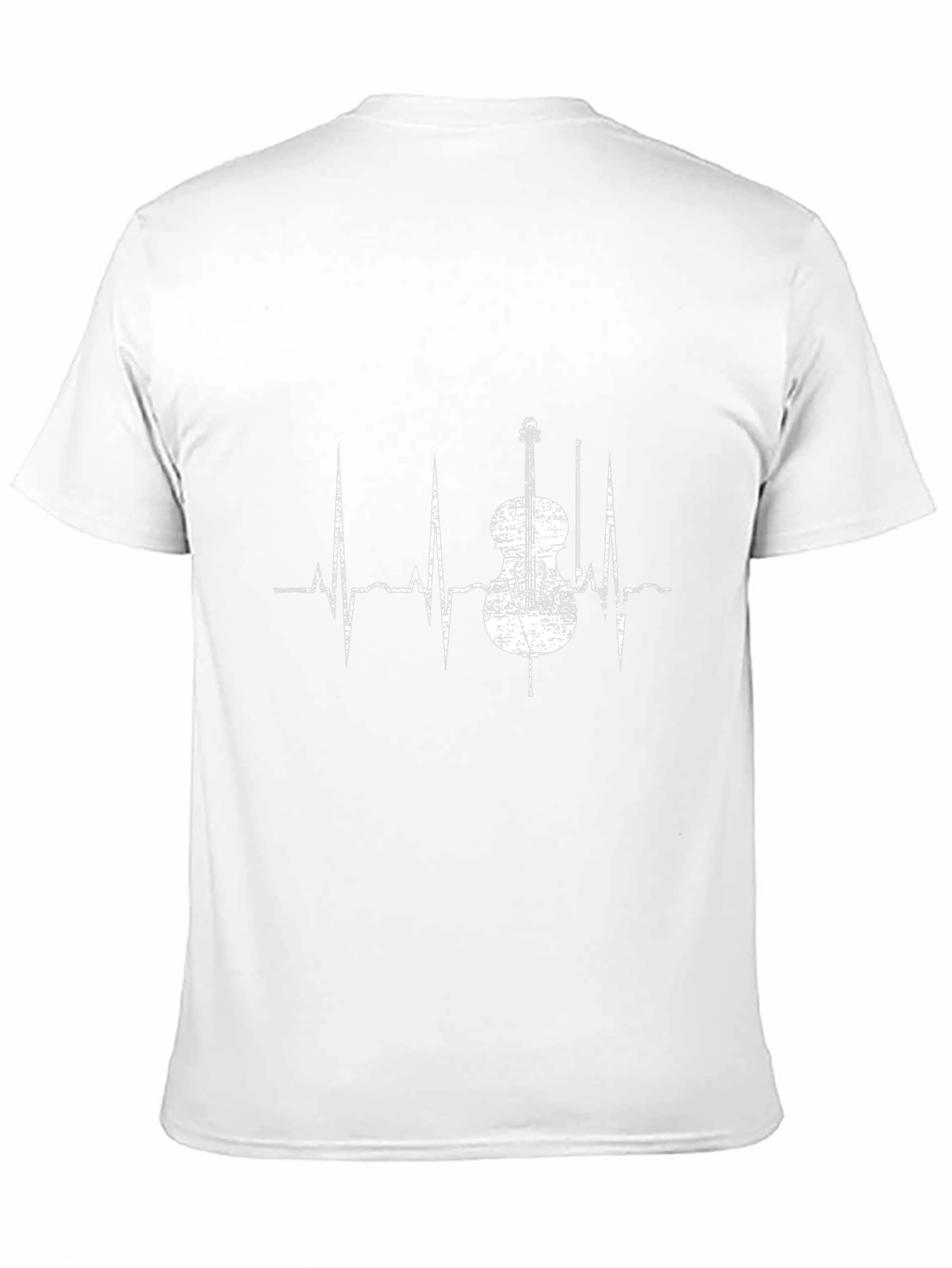 Musician Heartbeat Cello Black T-Shirt