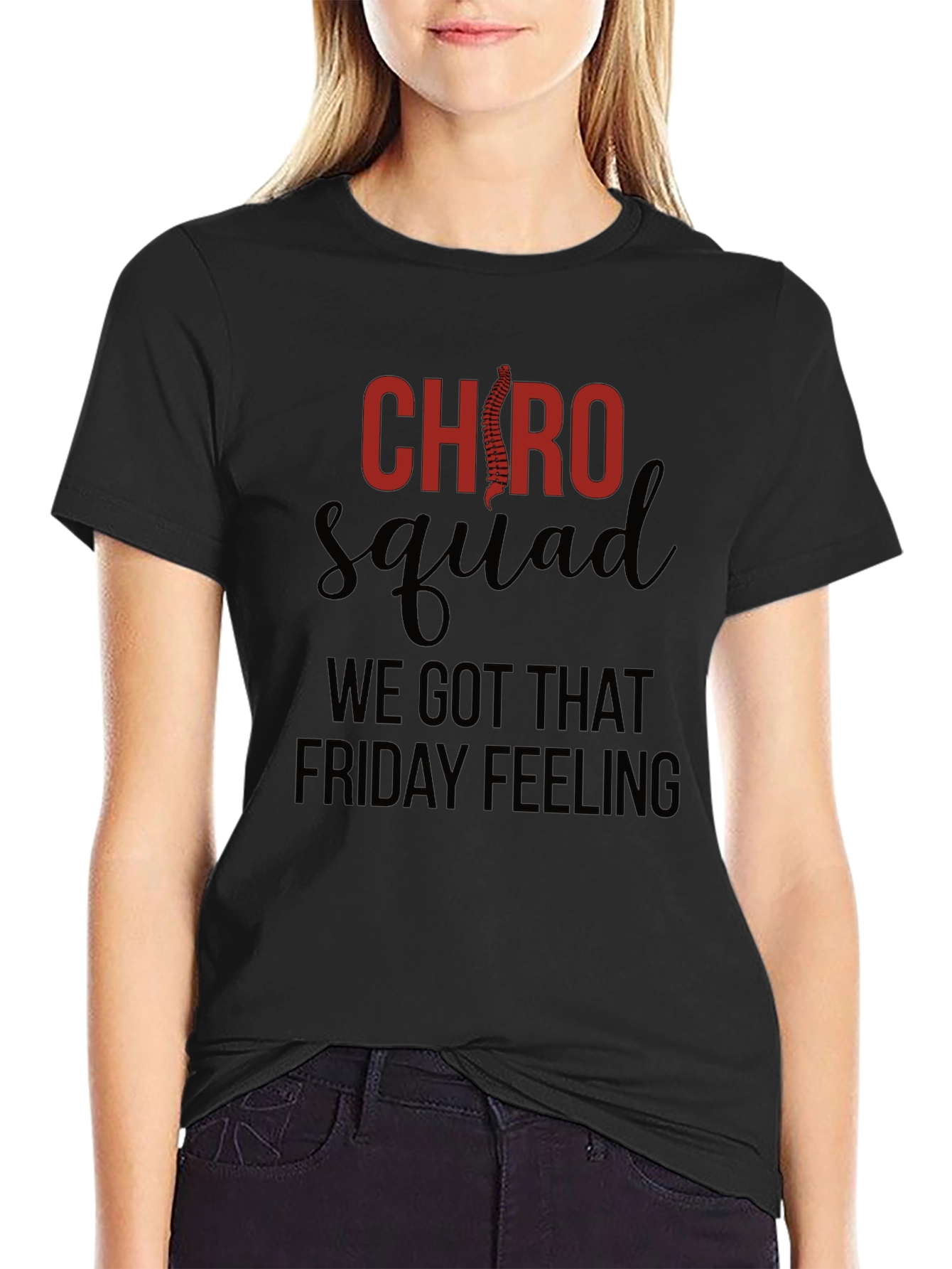 Chiropractor Friday Feeling Squad T-Shirt