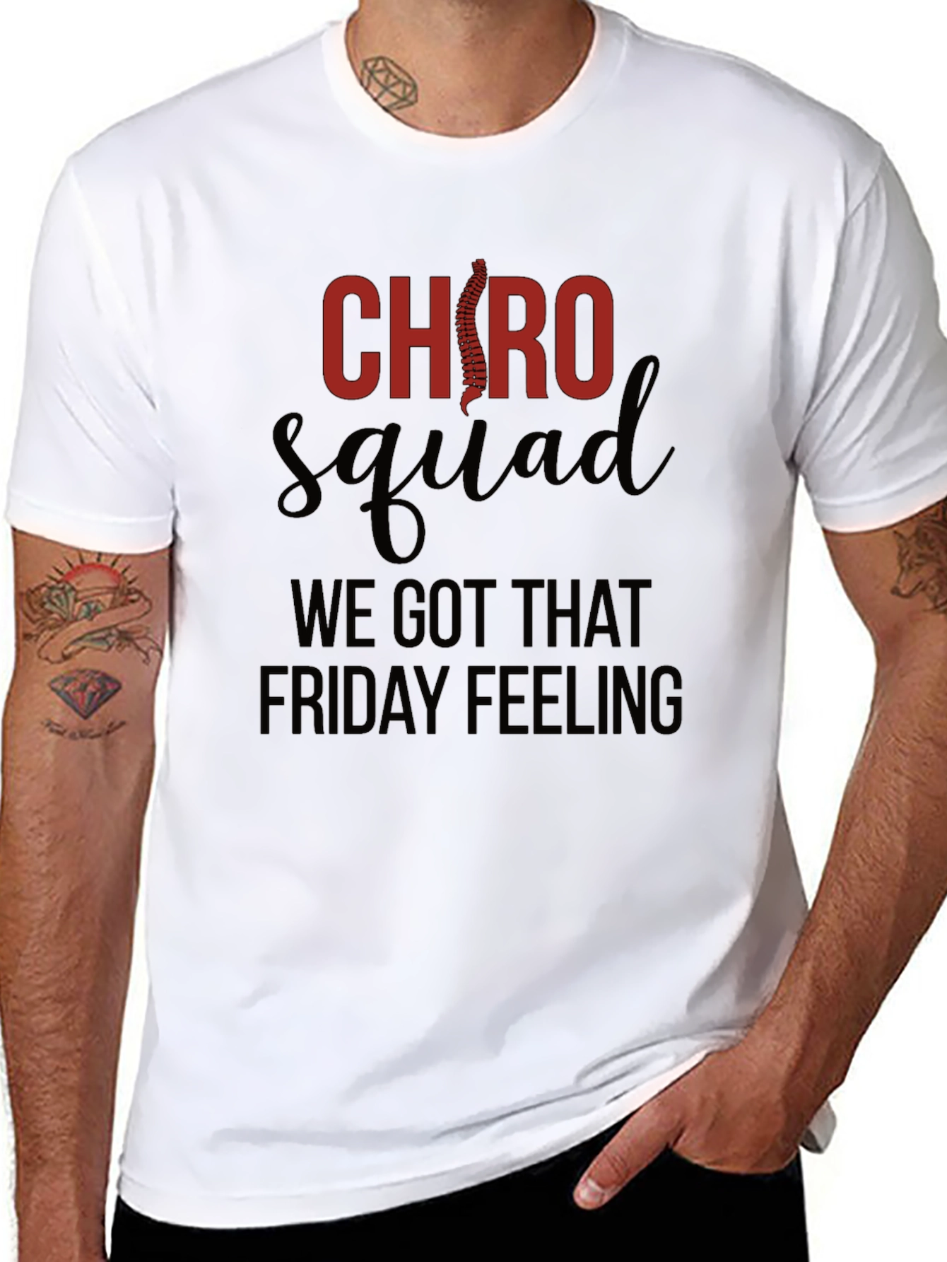 Chiropractor Friday Feeling Squad T-Shirt