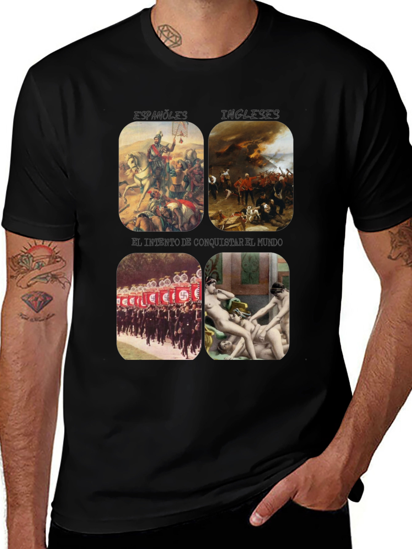 Controversial Graphic Print T-Shirt