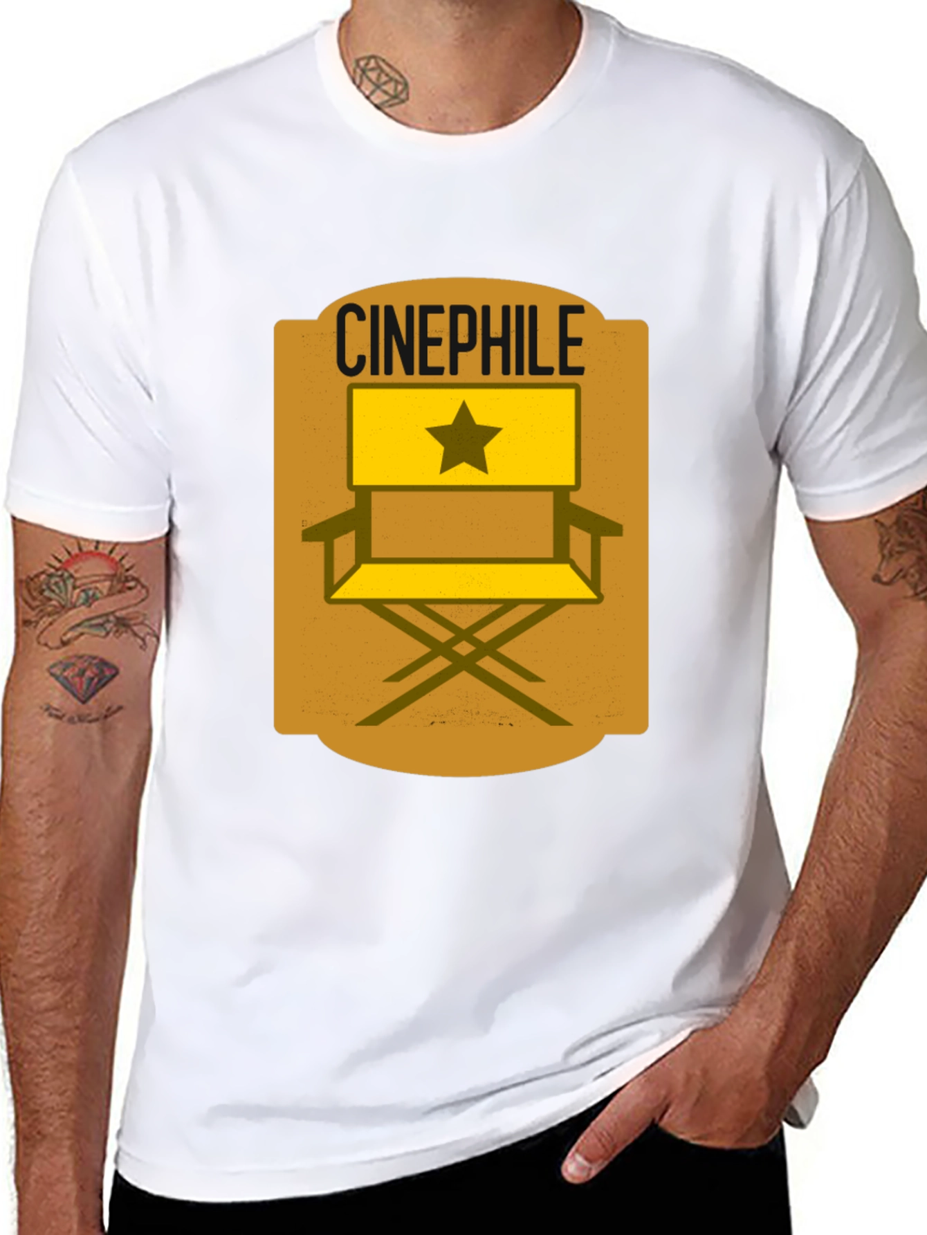 Cinephile Directors Chair Graphic T-Shirt