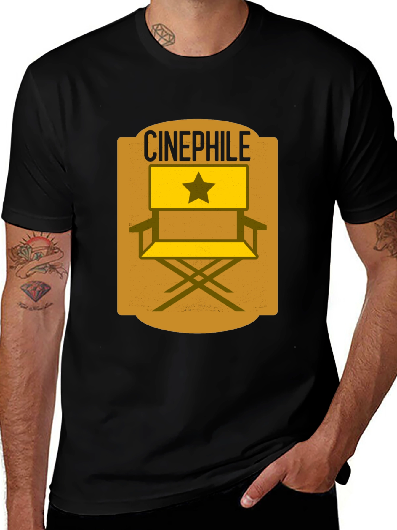Cinephile Directors Chair Graphic T-Shirt
