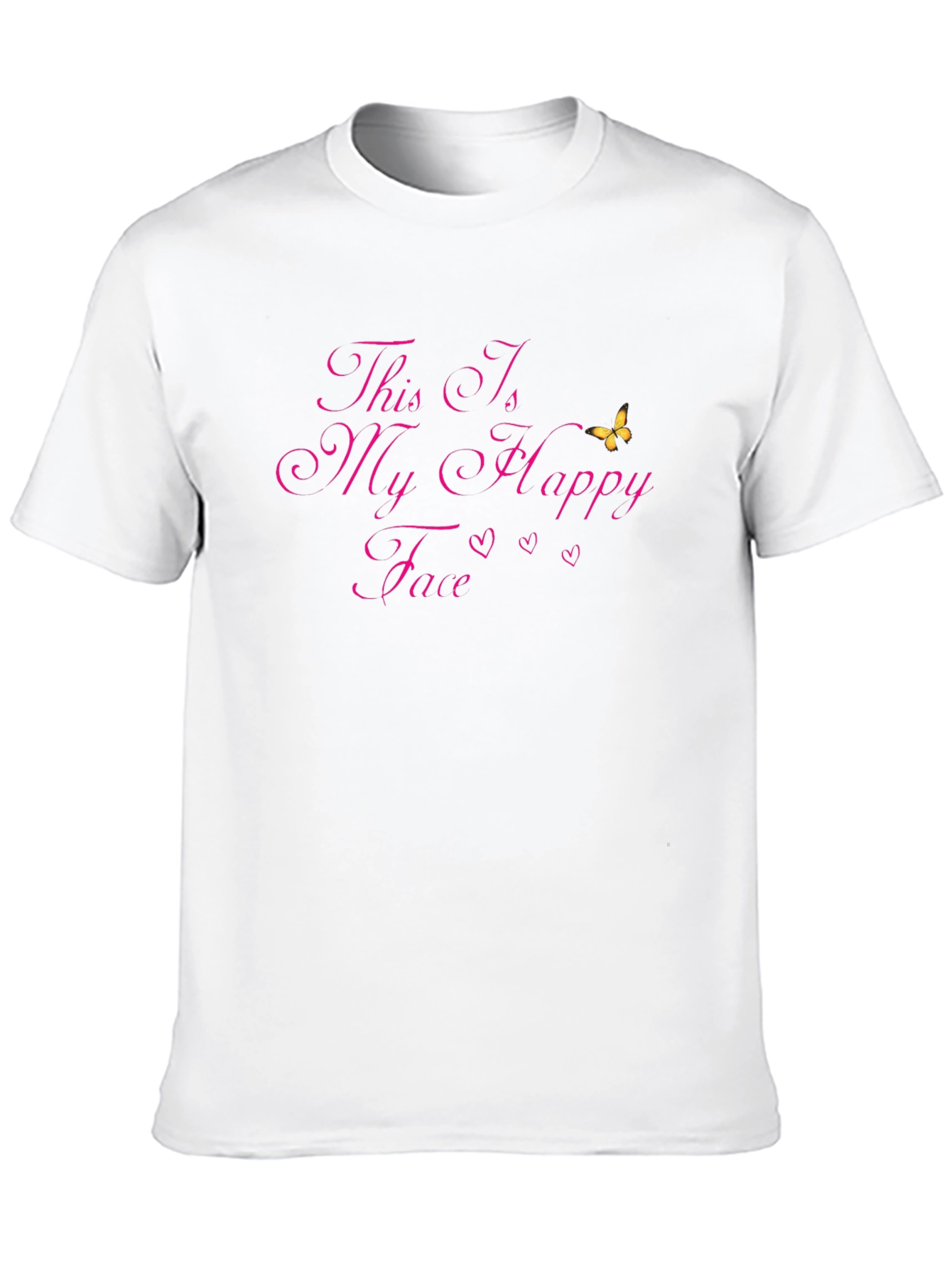This Is My Happy Face Graphic T-Shirt