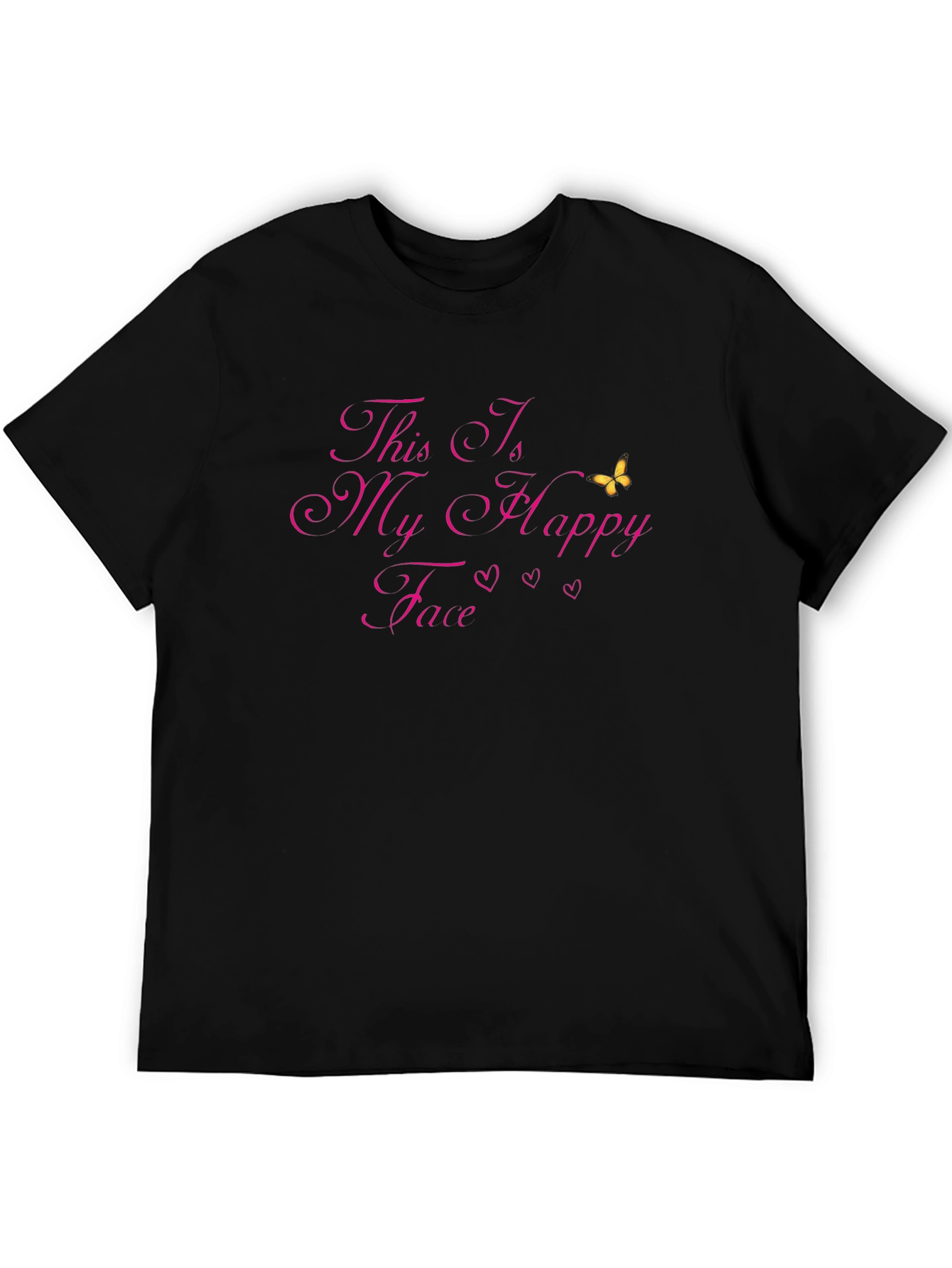 This Is My Happy Face Graphic T-Shirt
