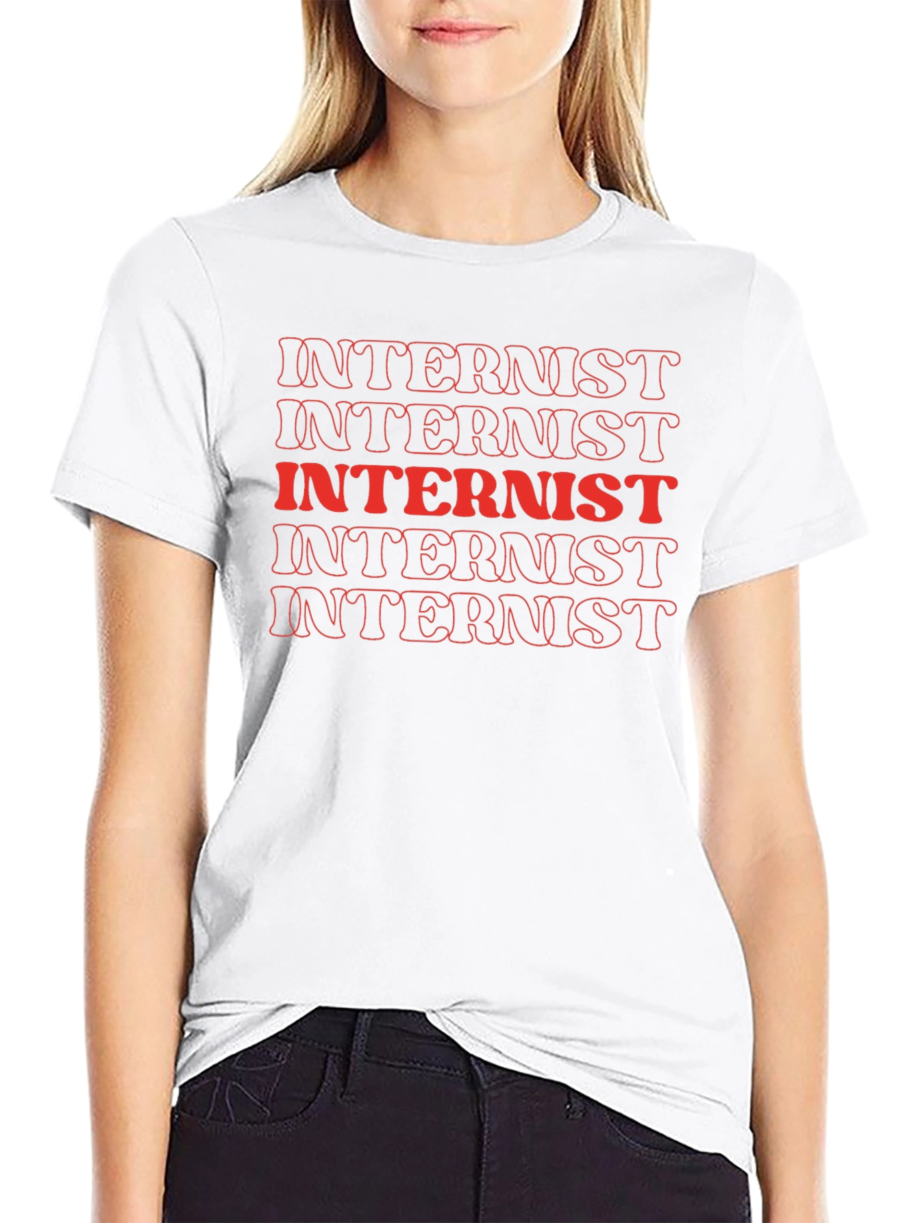 Internist Graphic Tee - Black