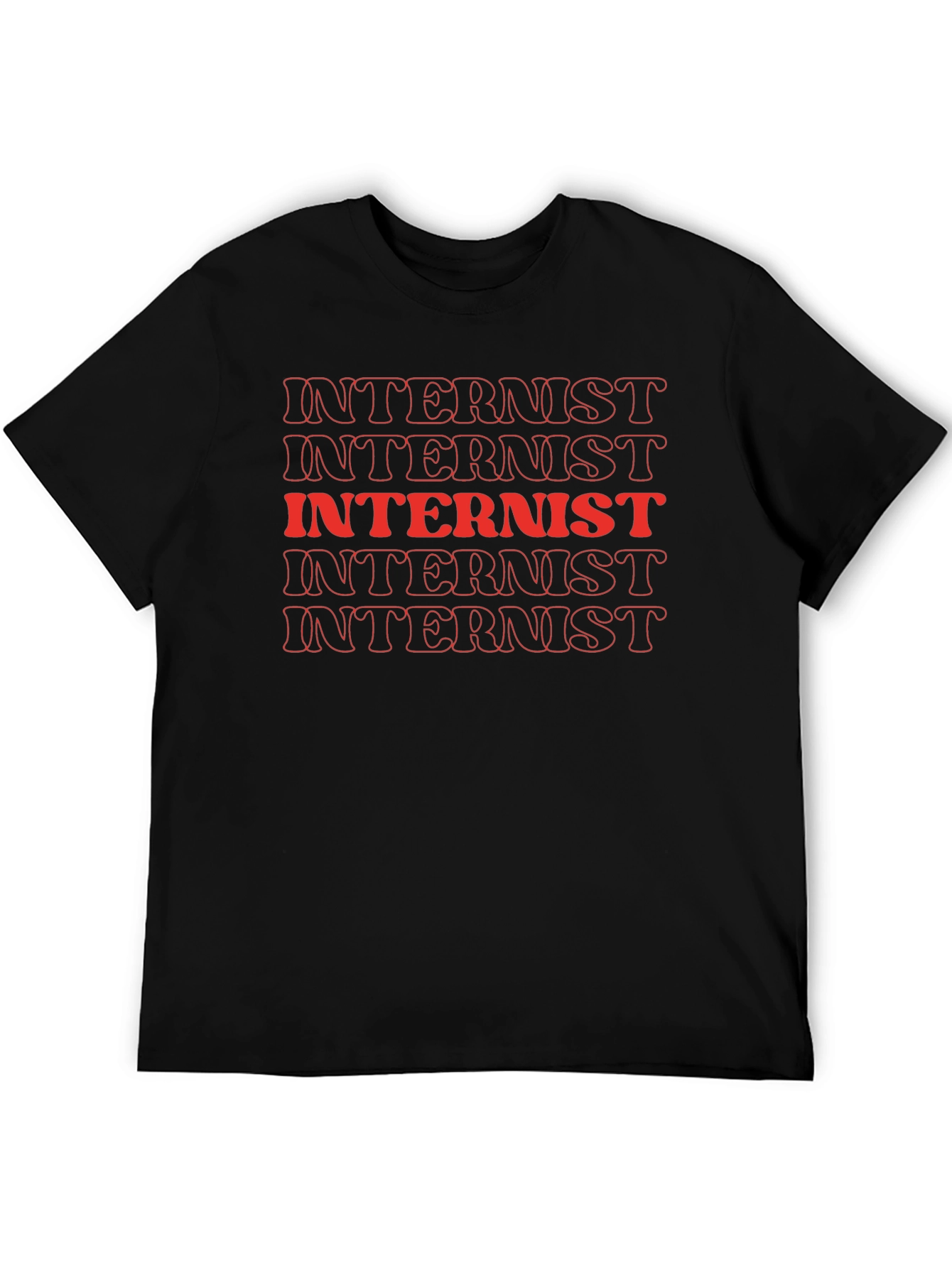 Internist Graphic Tee - Black