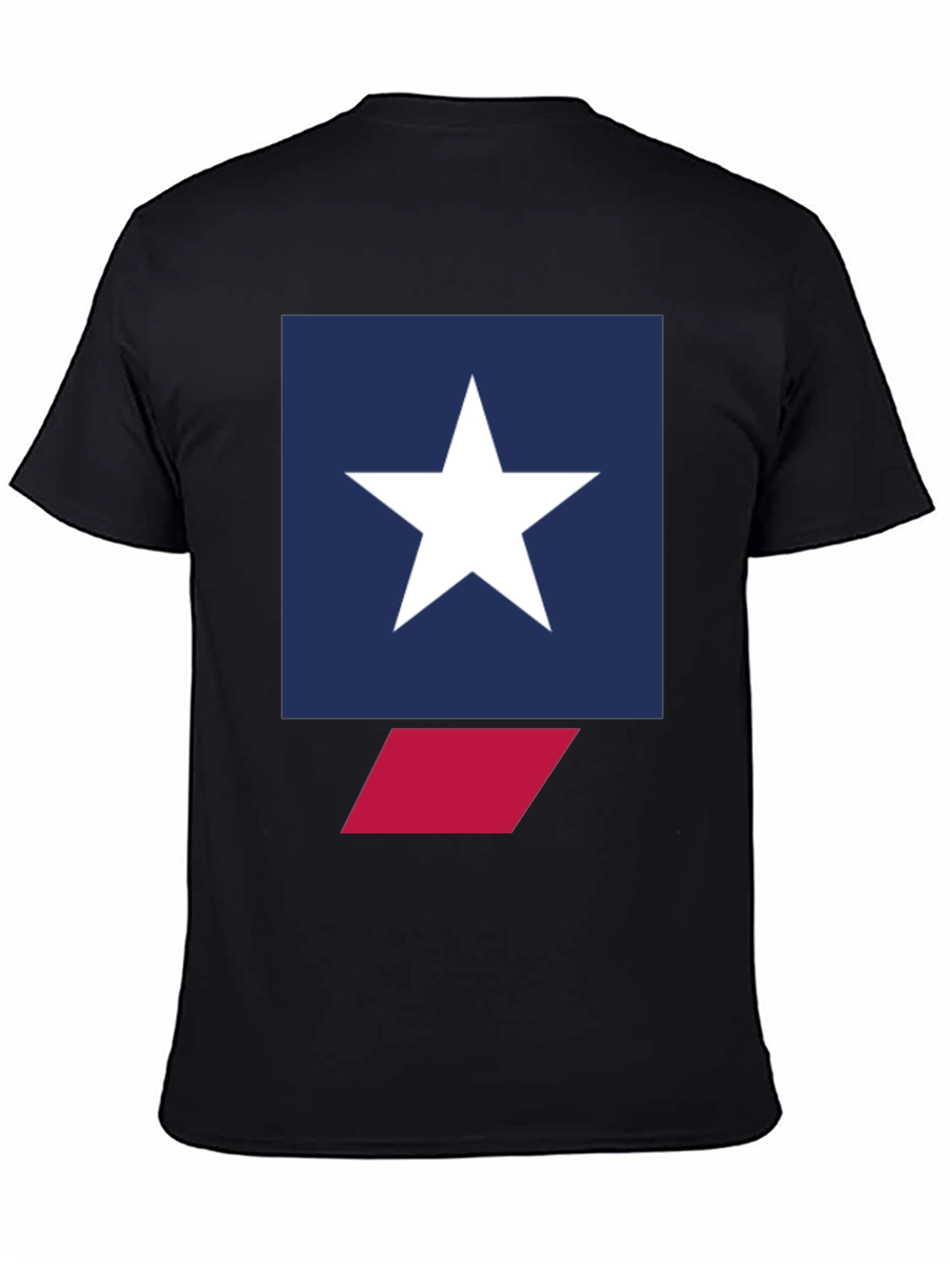 Star Graphic Tee - Mens Black Crew Neck T-Shirt