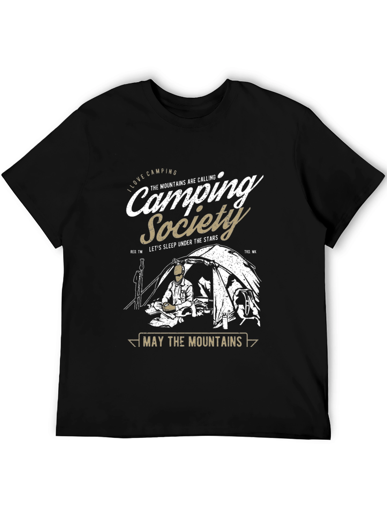 Camping Society Graphic T-Shirt: Outdoor Adventure Tee