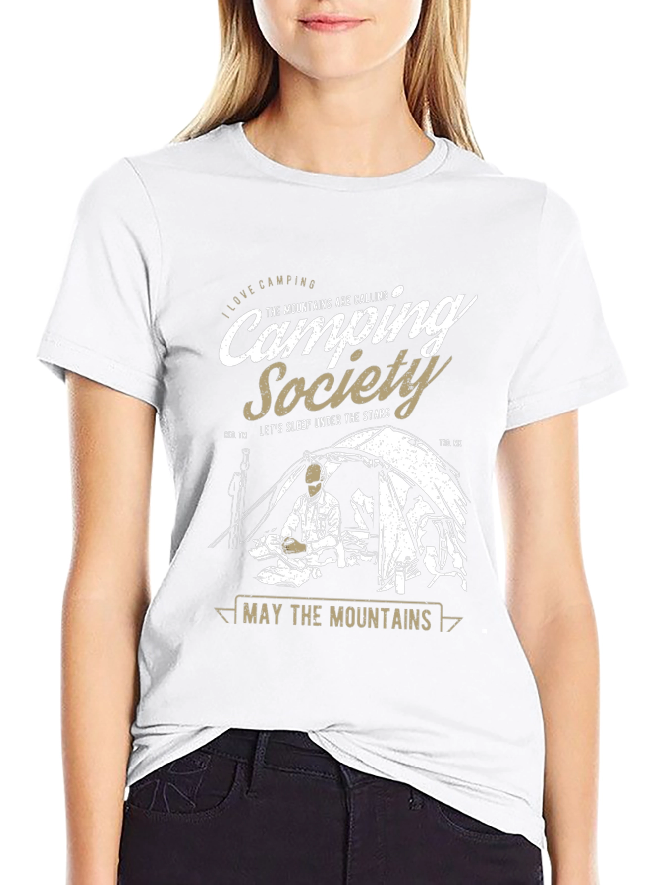 Camping Society Graphic T-Shirt: Outdoor Adventure Tee