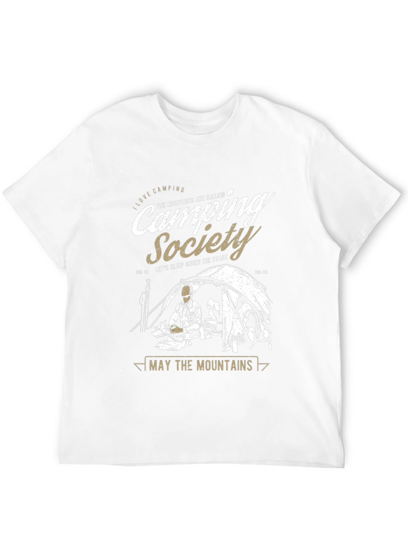 Camping Society Graphic T-Shirt: Outdoor Adventure Tee