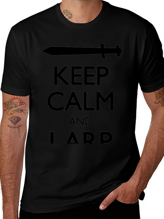 Keep Calm and LARP Black T-Shirt