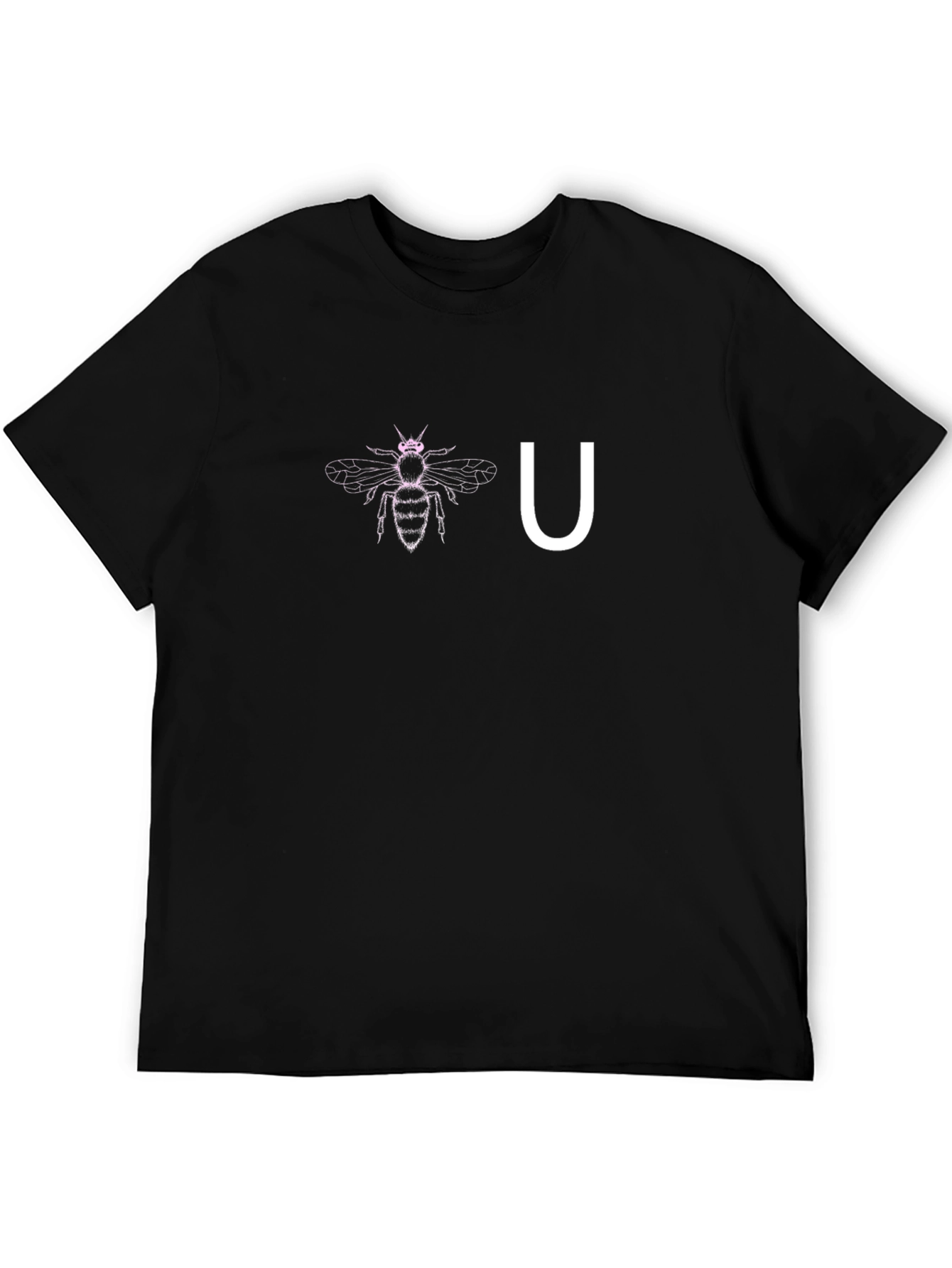 Bee You Black Graphic Tee