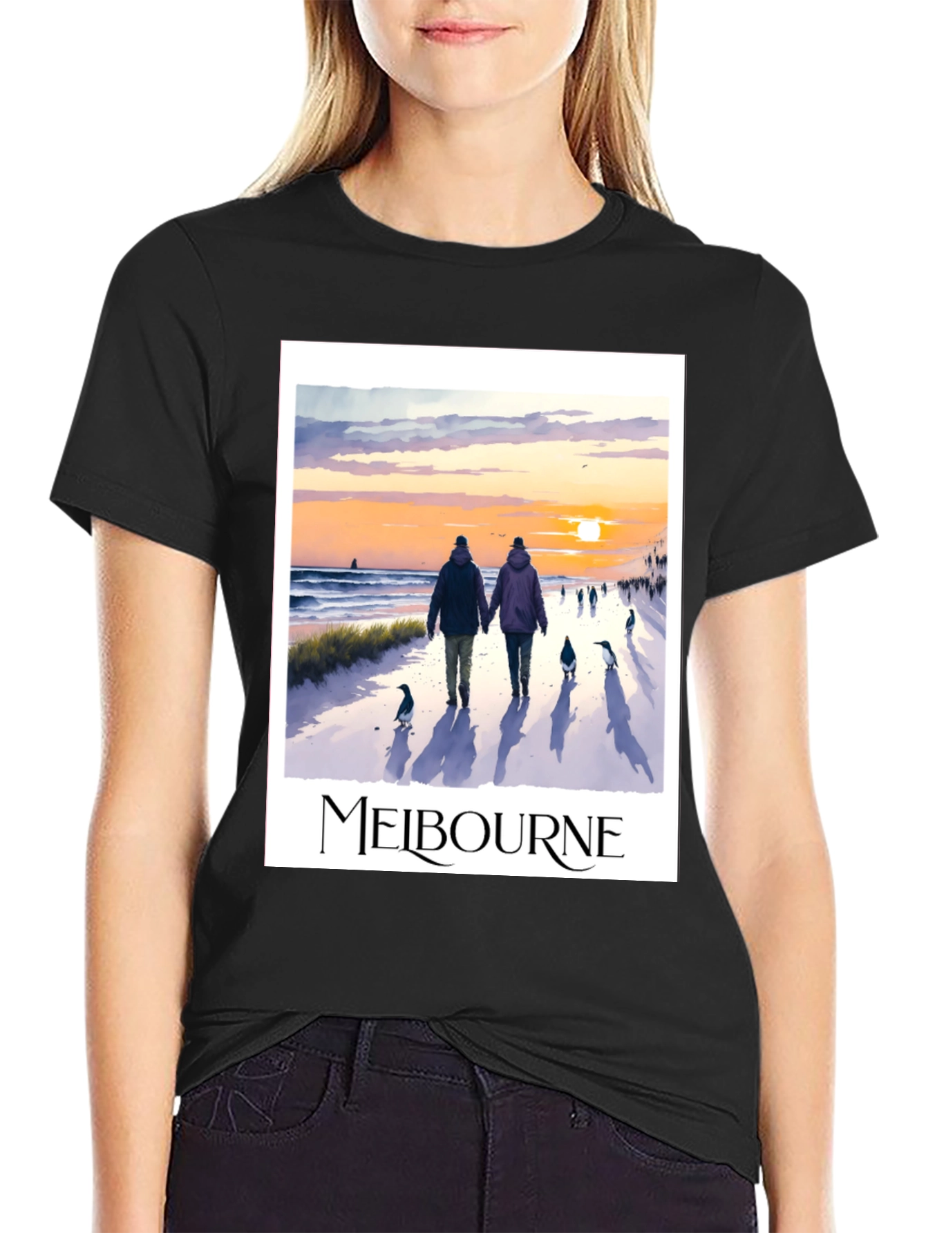 Melbourne Beach Walk Graphic Tee