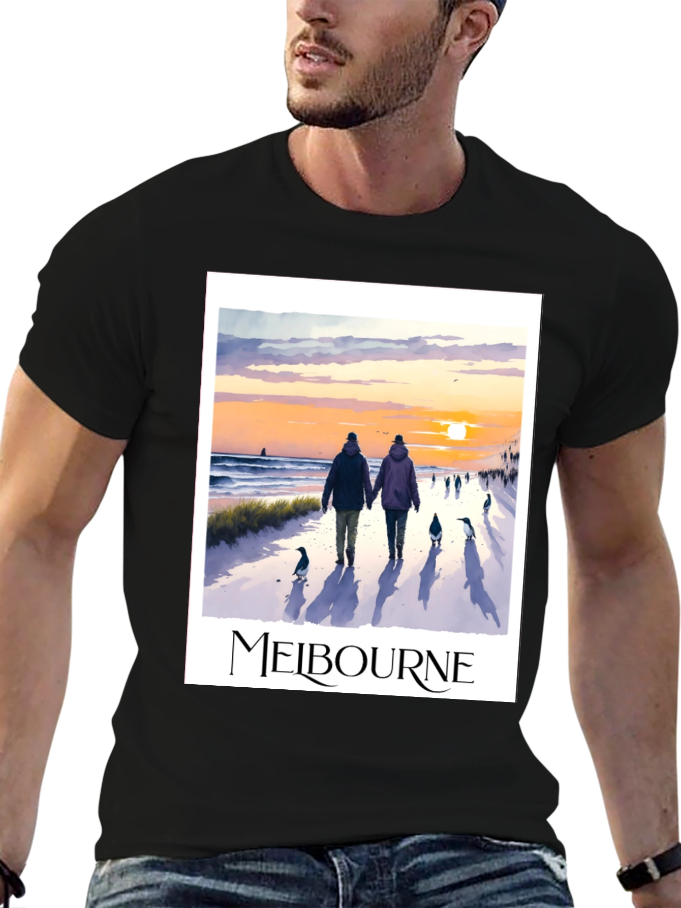 Melbourne Beach Walk Graphic Tee