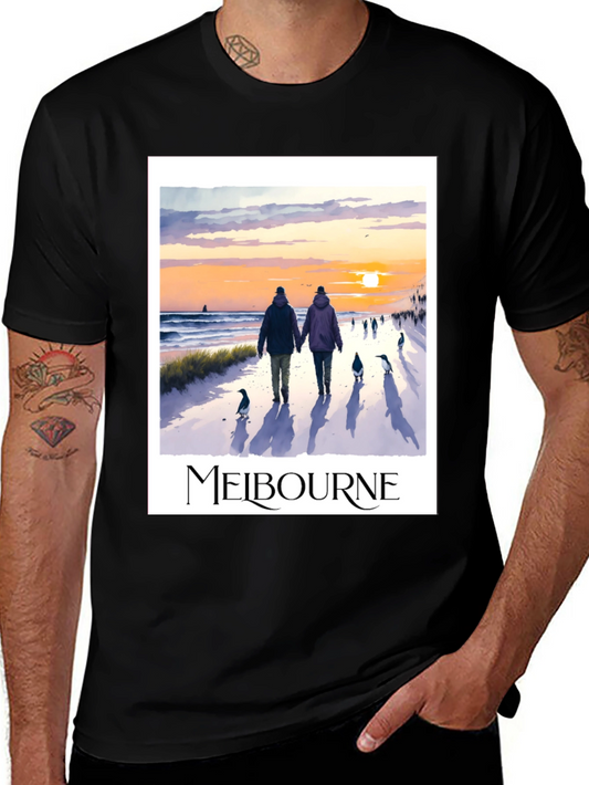 Melbourne Beach Walk Graphic Tee