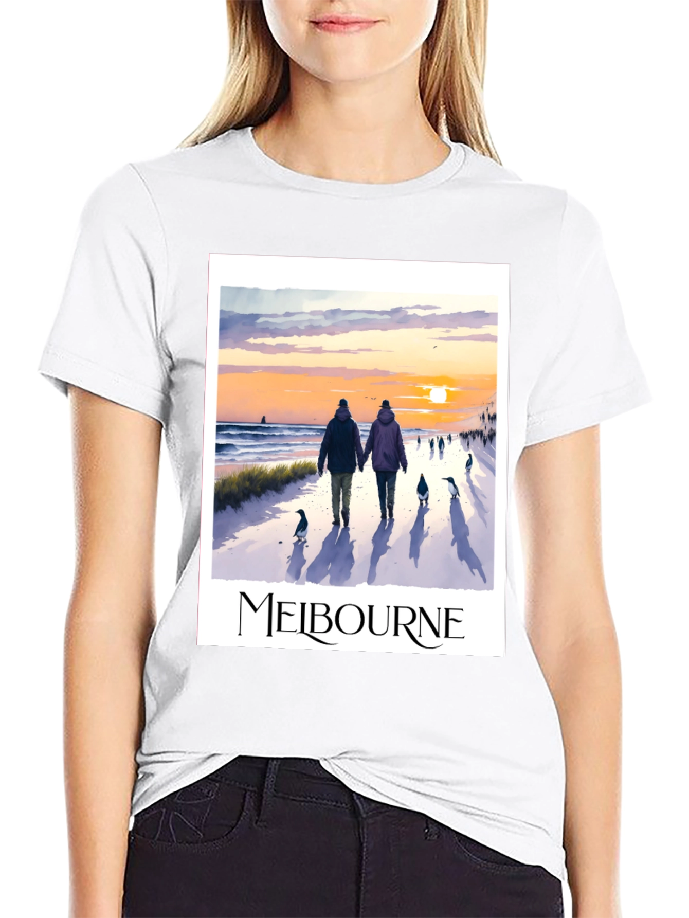 Melbourne Beach Walk Graphic Tee