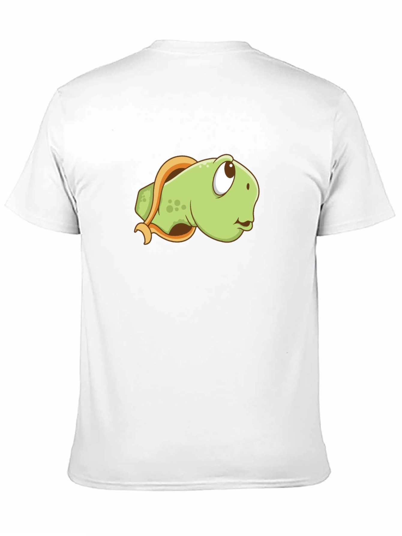 Cartoon Turtle Graphic Tee - Black Casual Shirt