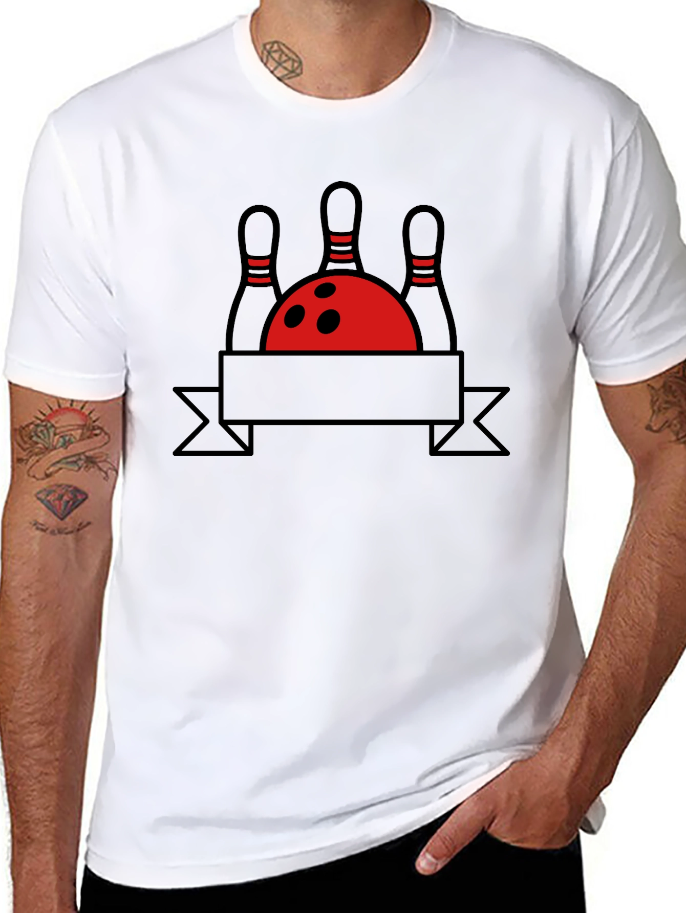 Bowling Strike Graphic Tee - Stylish and Comfortable