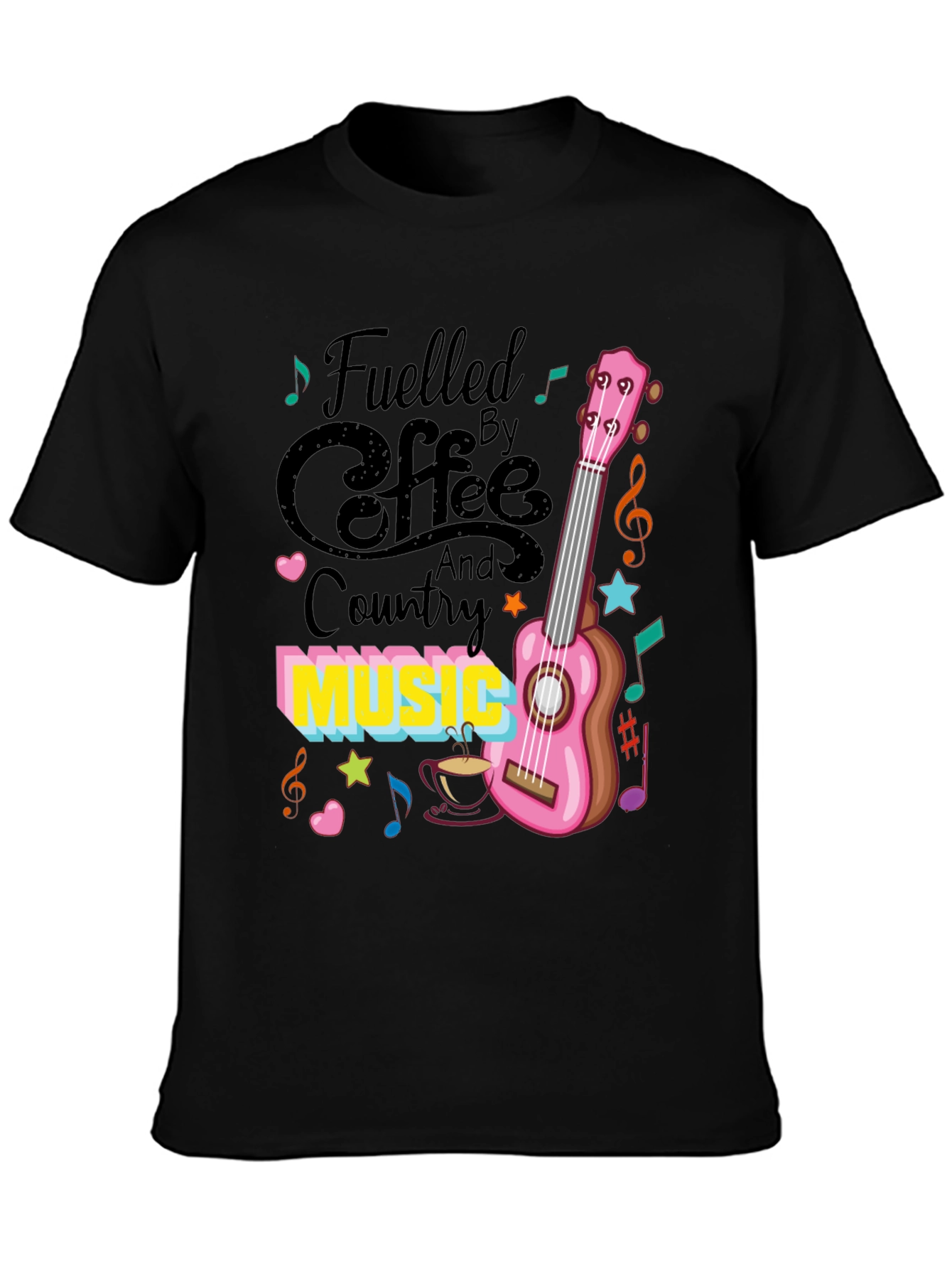 Fuelled By Coffee & Country Music T-Shirt