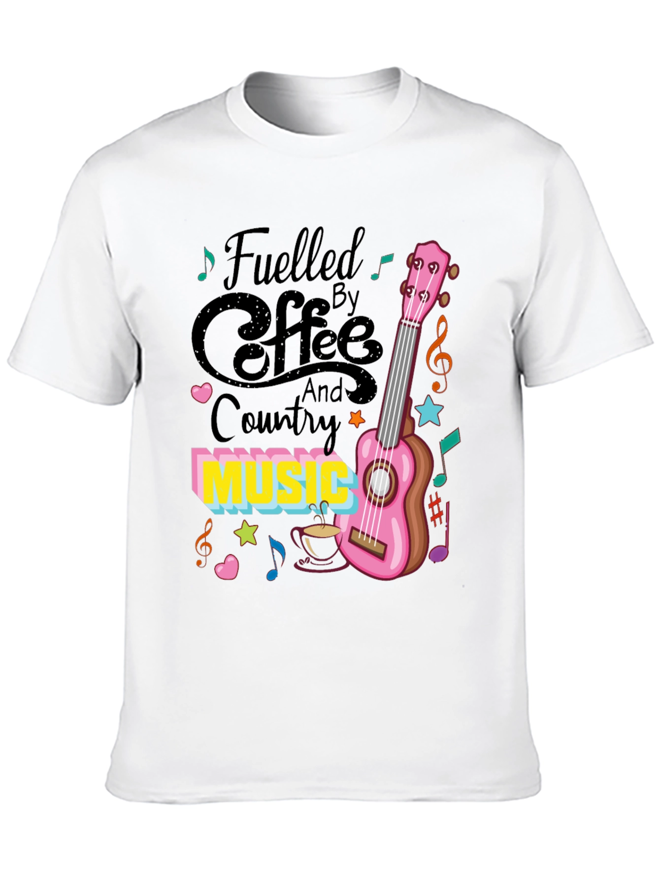 Fuelled By Coffee & Country Music T-Shirt