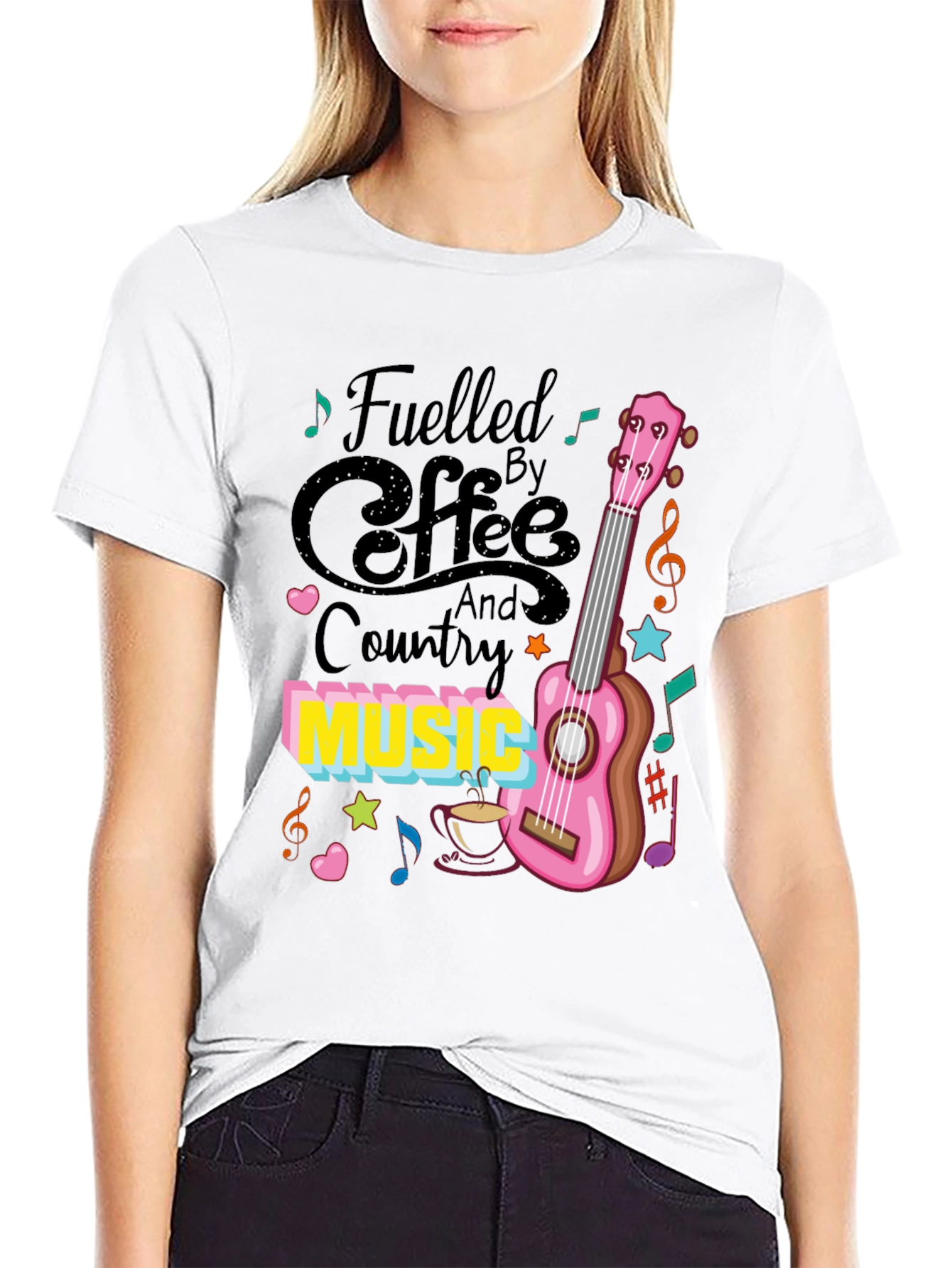 Fuelled By Coffee & Country Music T-Shirt