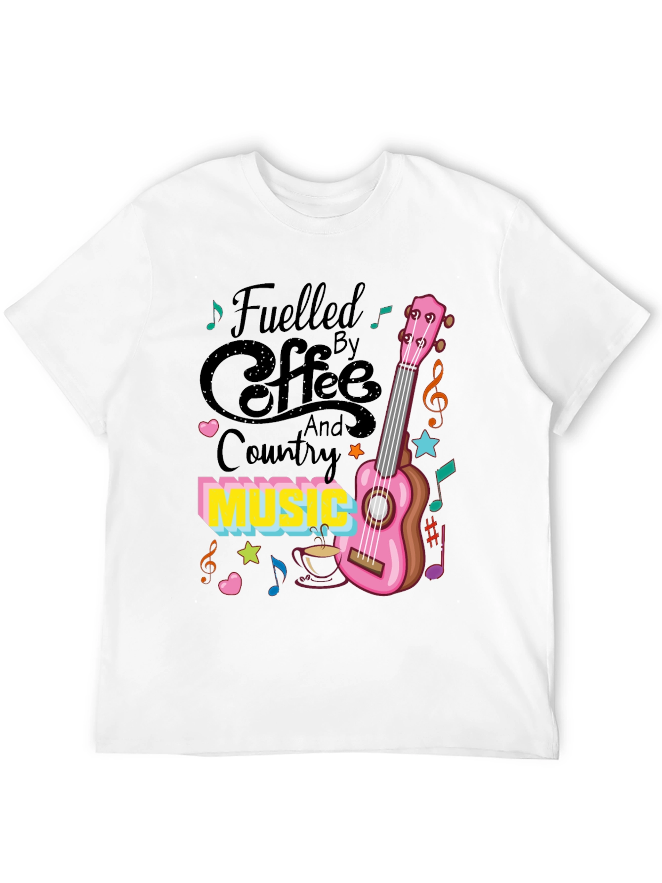 Fuelled By Coffee & Country Music T-Shirt