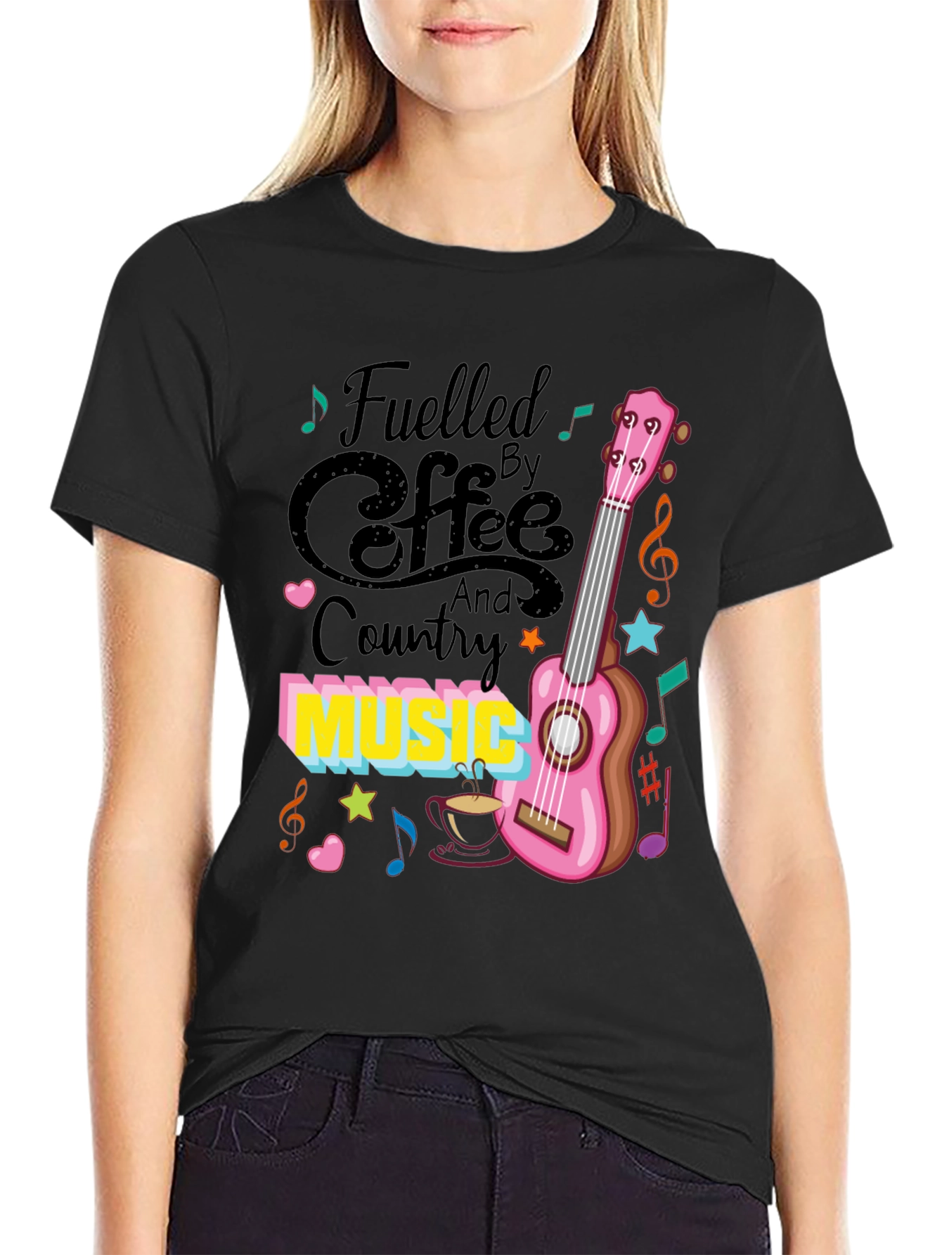 Fuelled By Coffee & Country Music T-Shirt