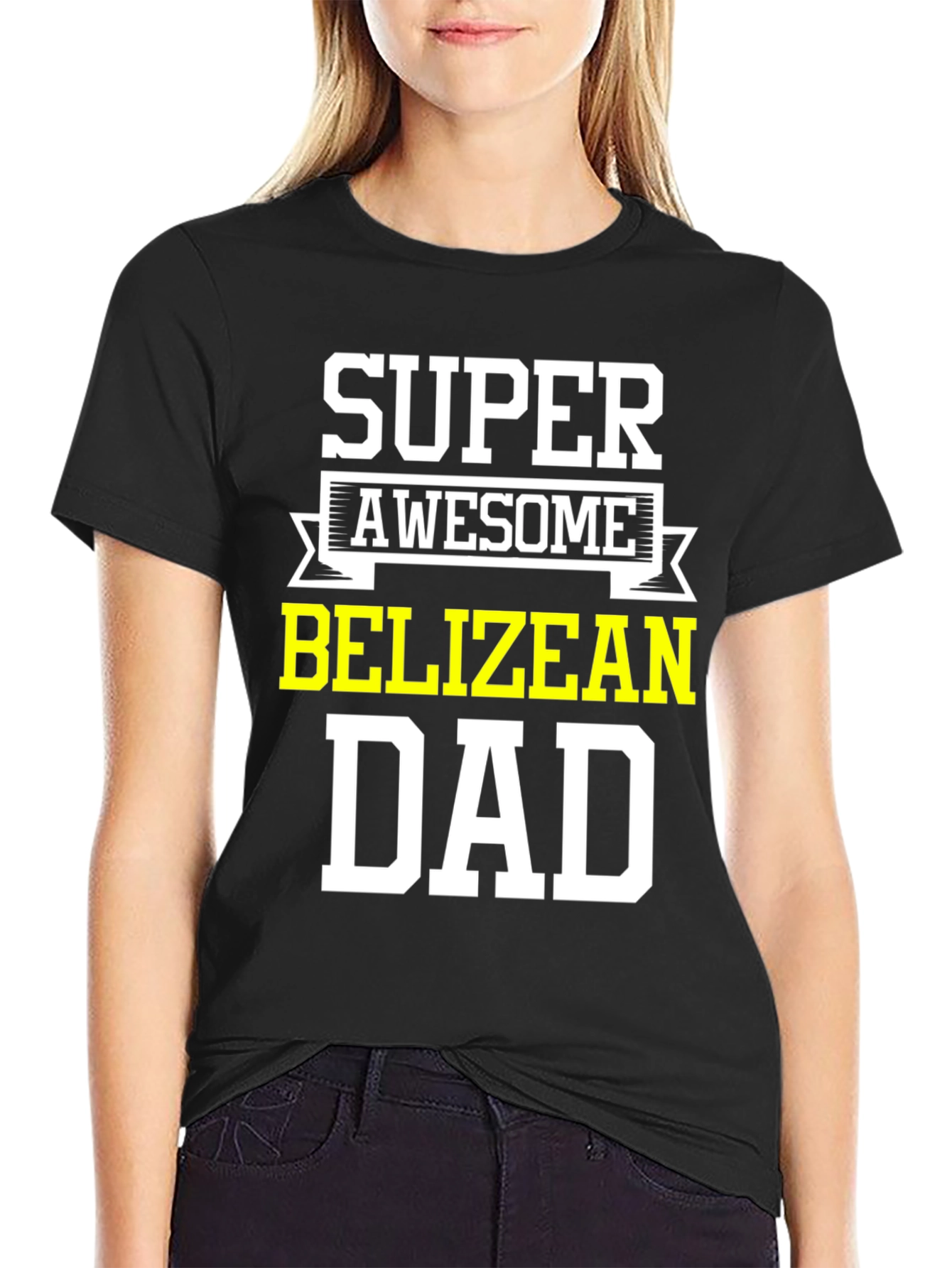 Super Awesome Belizian Dad T-Shirt