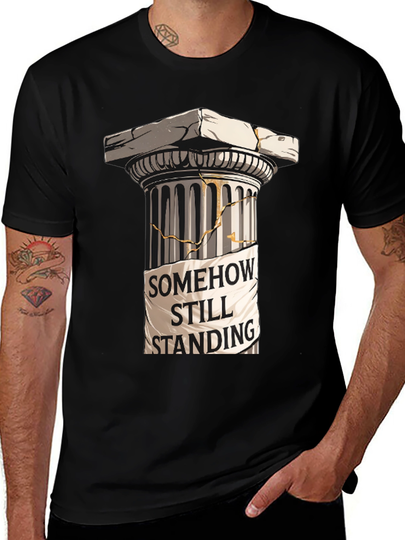 Somehow Still Standing Graphic Tee