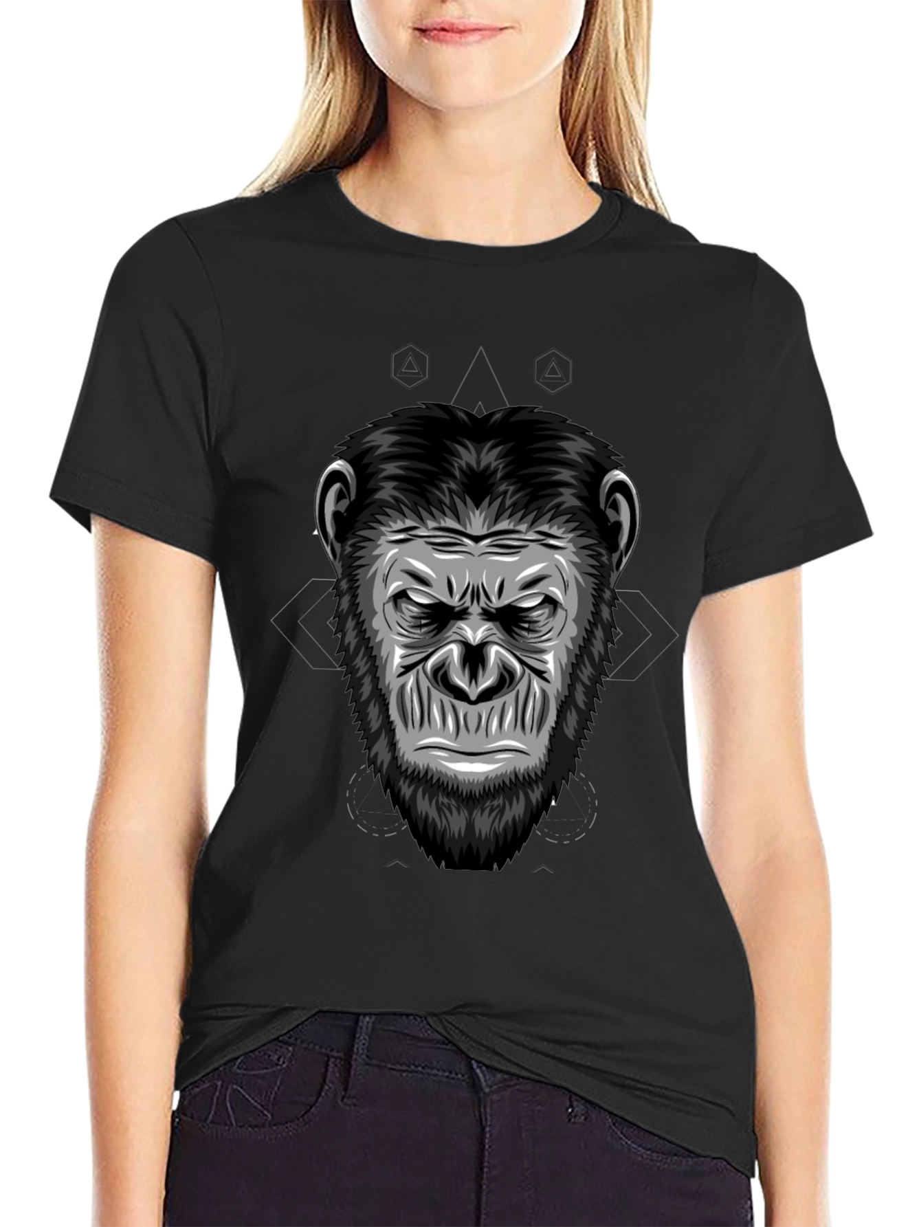 Ape Graphic Black T-Shirt