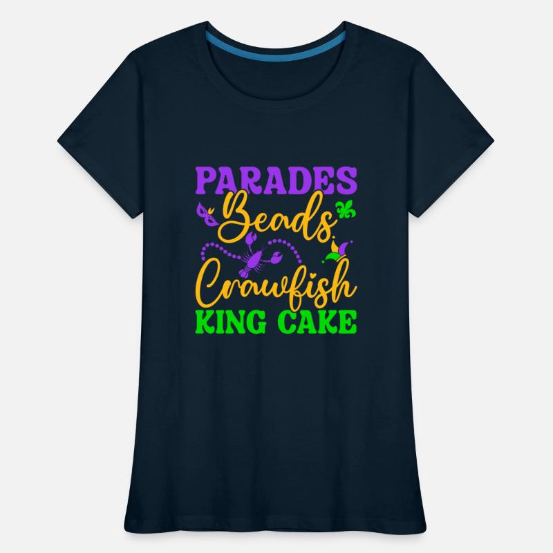 Parades Beads Crawfish King Cake Mardi Gras