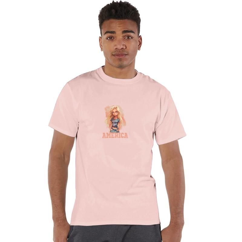 Patriotic American Girl Star Spangled Pride USA