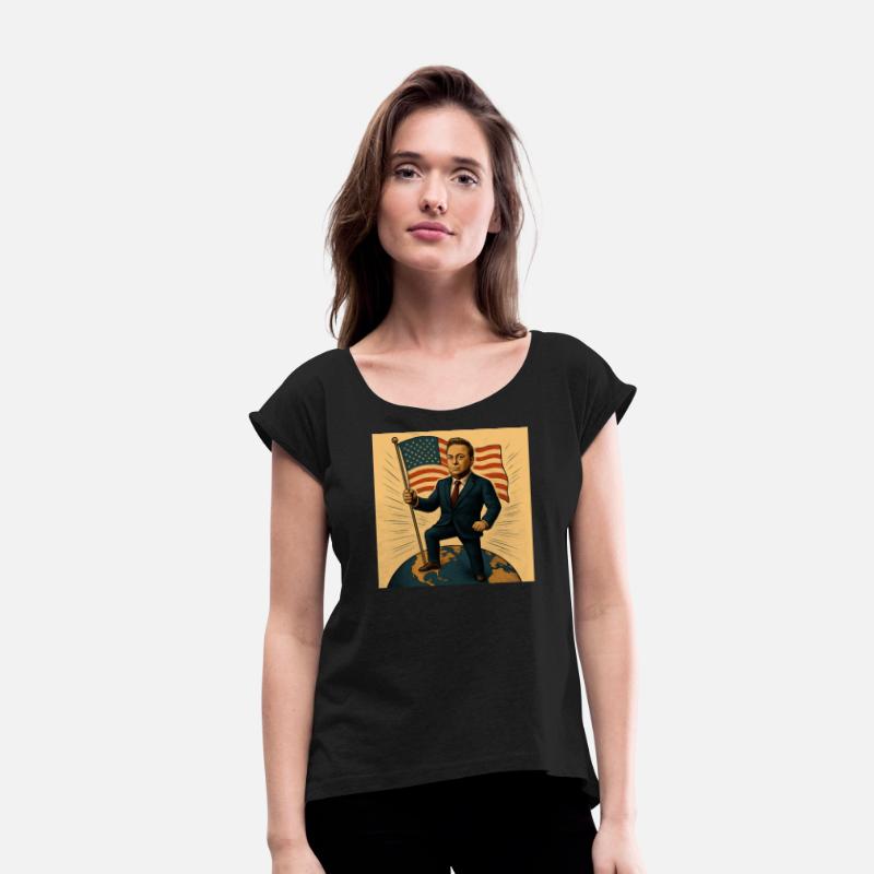 Patriotic Businessman Illustration