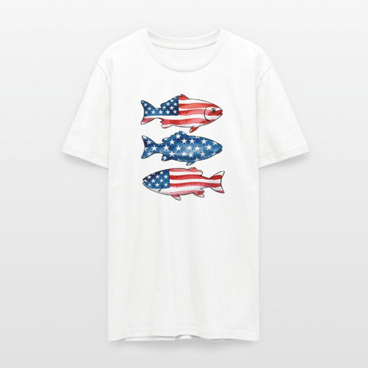 Patriotic Fish 4th of July America