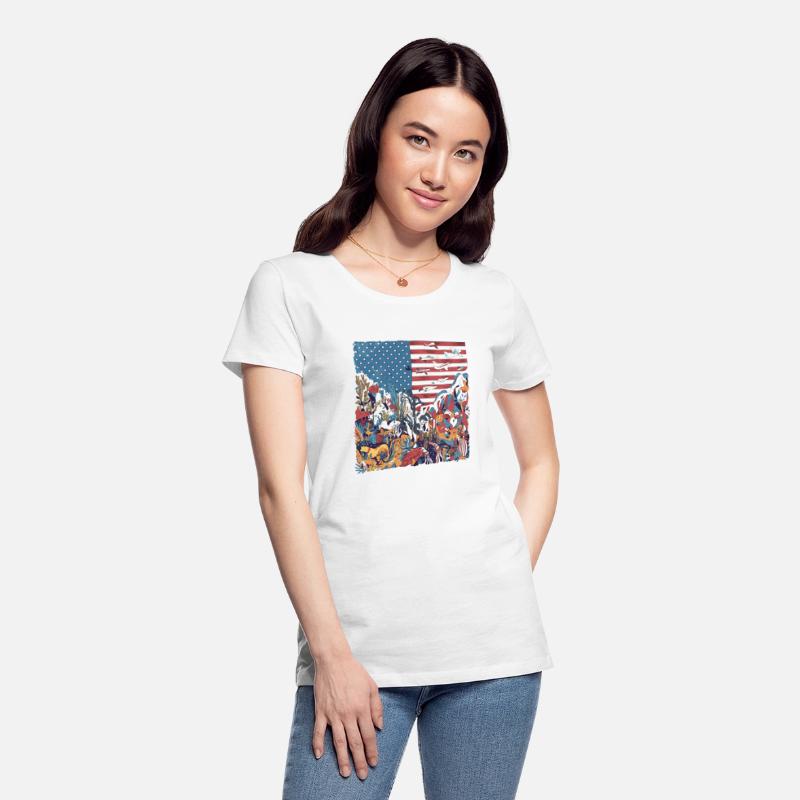 patriotic symbols with a focus on peace and unity