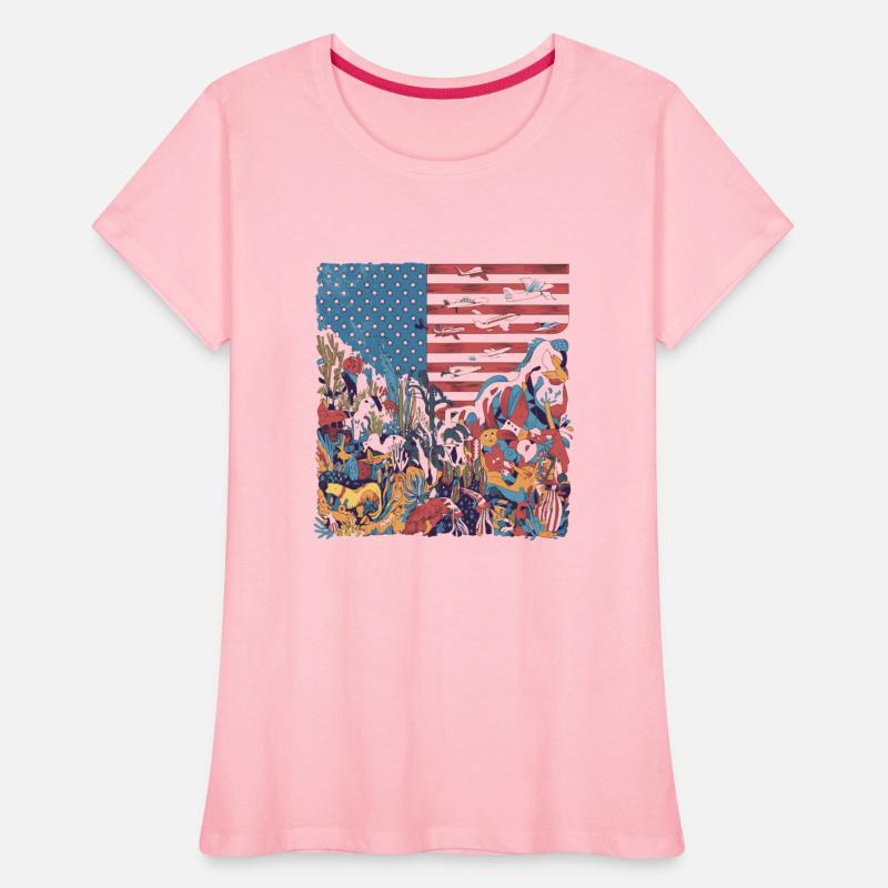 patriotic symbols with a focus on peace and unity