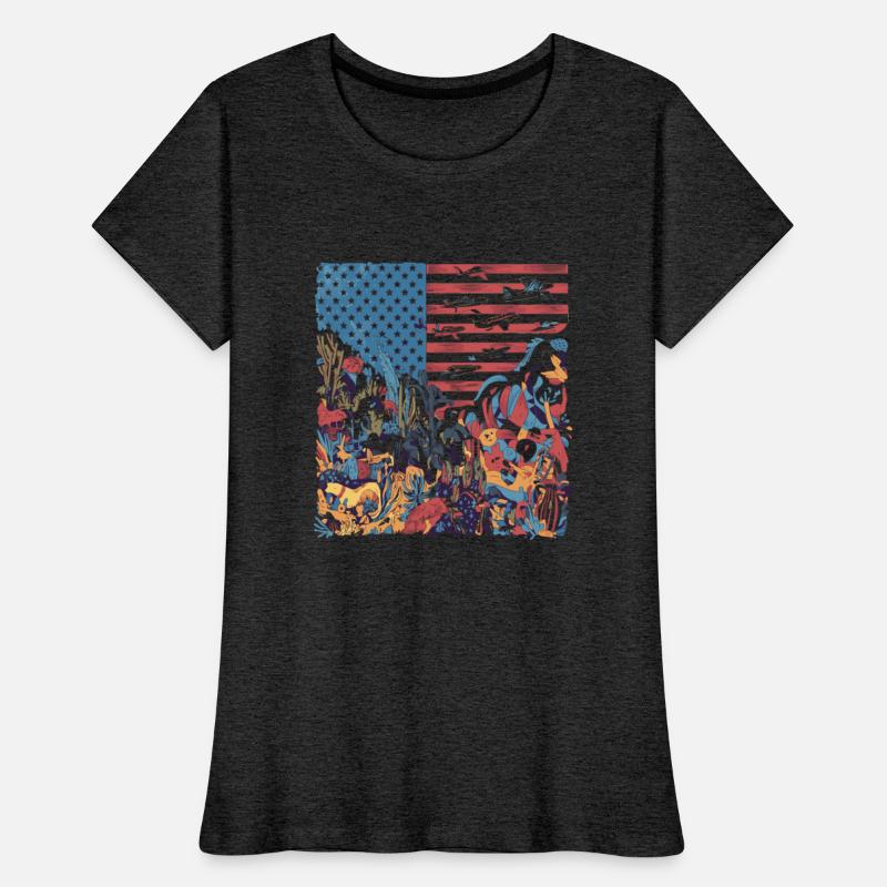 patriotic symbols with a focus on peace and unity