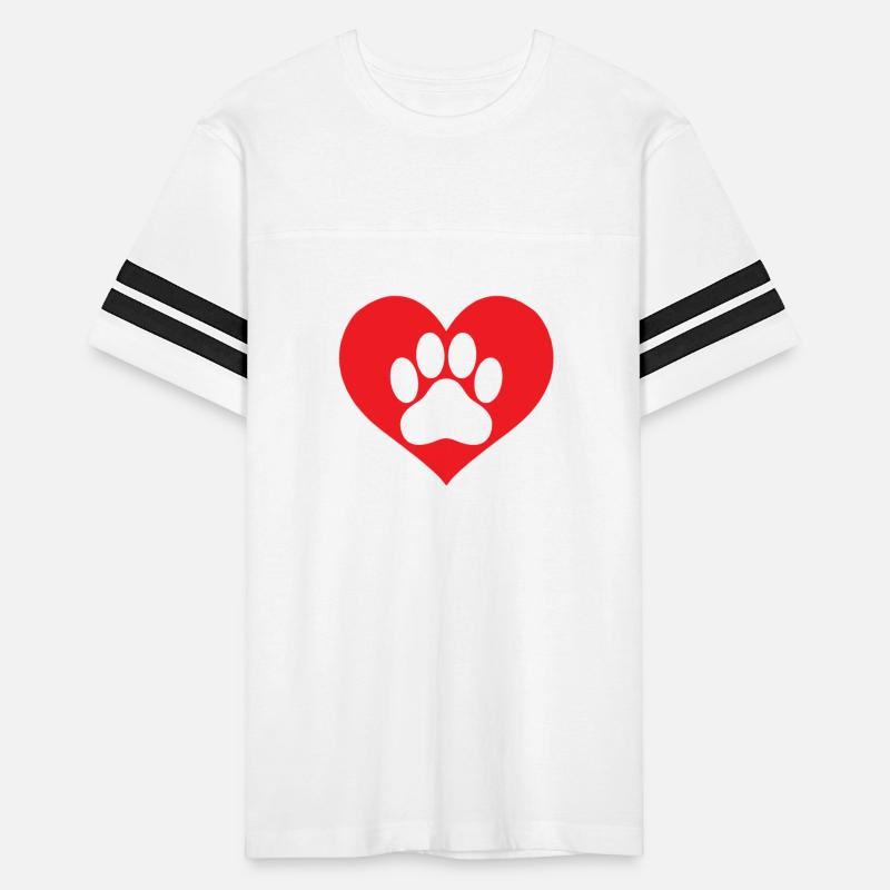 Paw Heart Cute Print Funny Dog Animal Pawprint