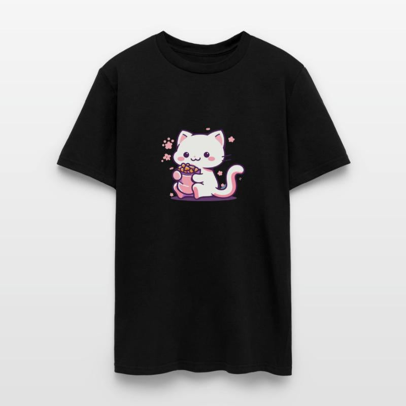 Paws & Nibbles - Cat Eating Snacks