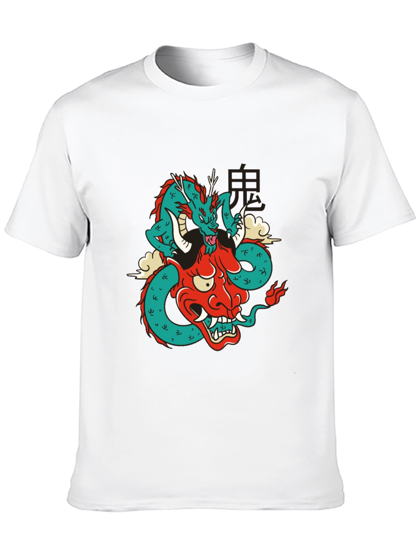 Dragon Oni T-Shirt - Japanese Mythical Design