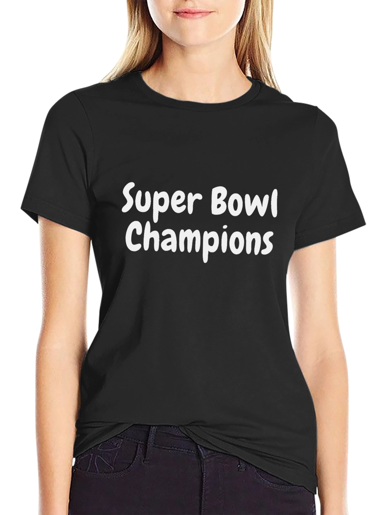 Super Bowl Champions Black T-Shirt
