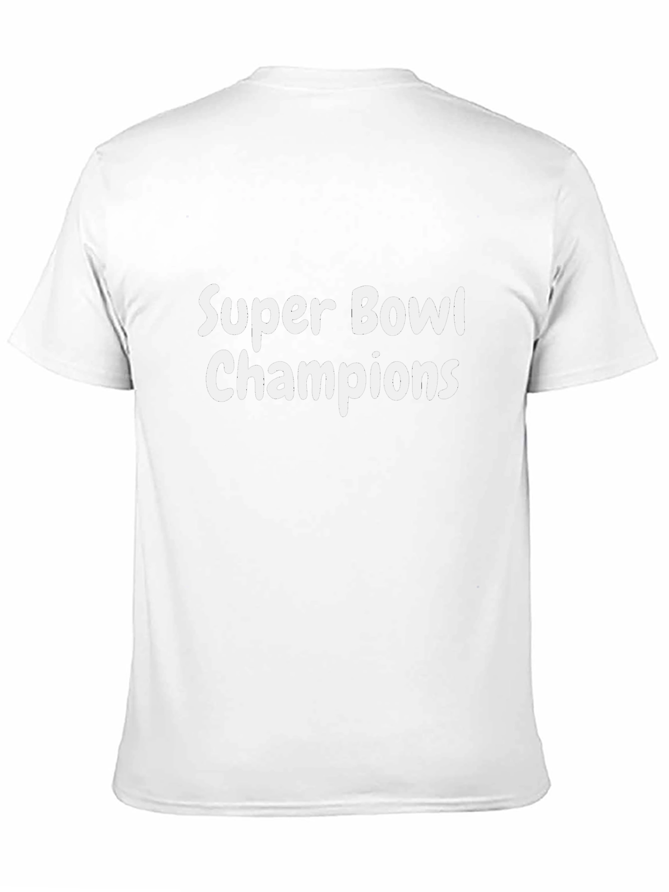 Super Bowl Champions Black T-Shirt