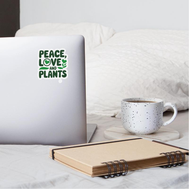 Peace Love & Plants - Funny Garden Gift Idea