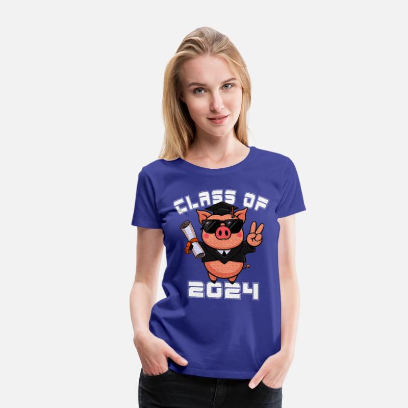 Peace Sign Hand Pig Class of 2024 Graduation