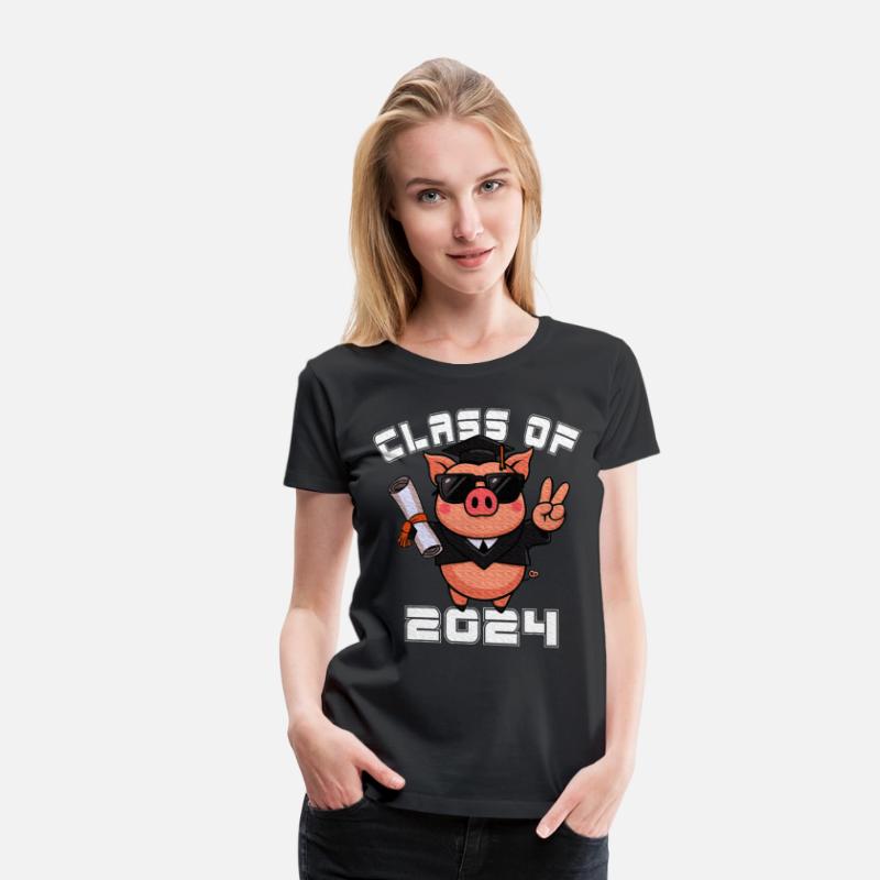 Peace Sign Hand Pig Class of 2024 Graduation