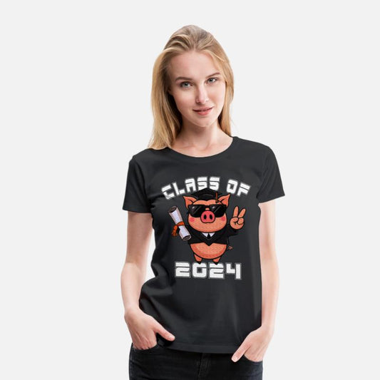 Peace Sign Hand Pig Class of 2024 Graduation