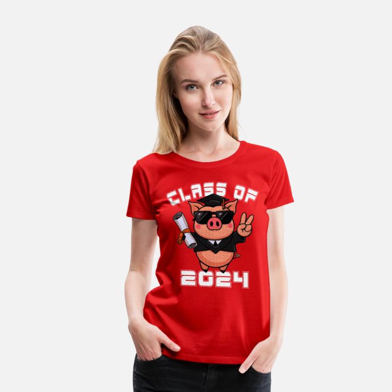 Peace Sign Hand Pig Class of 2024 Graduation